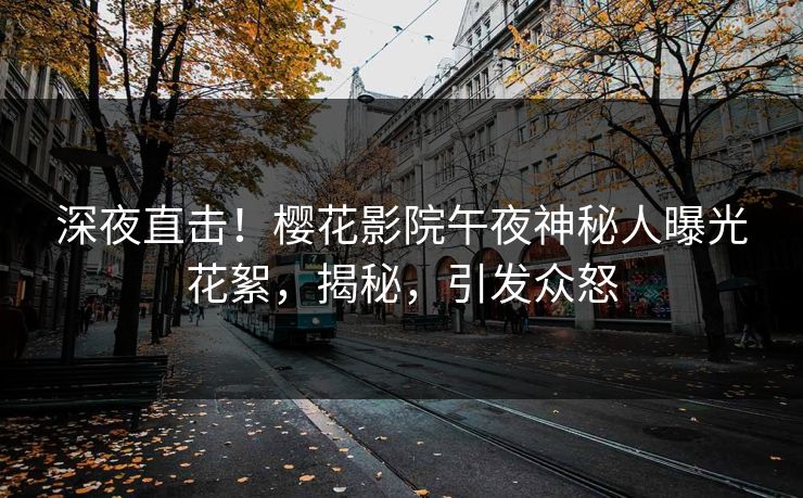 深夜直击！樱花影院午夜神秘人曝光花絮，揭秘，引发众怒
